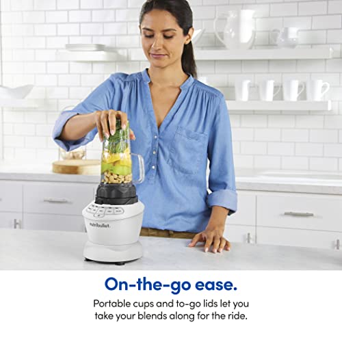 NutriBullet ZNBF30500Z Blender Combo 1200 Watt Dishwasher Safe Plastic food blender