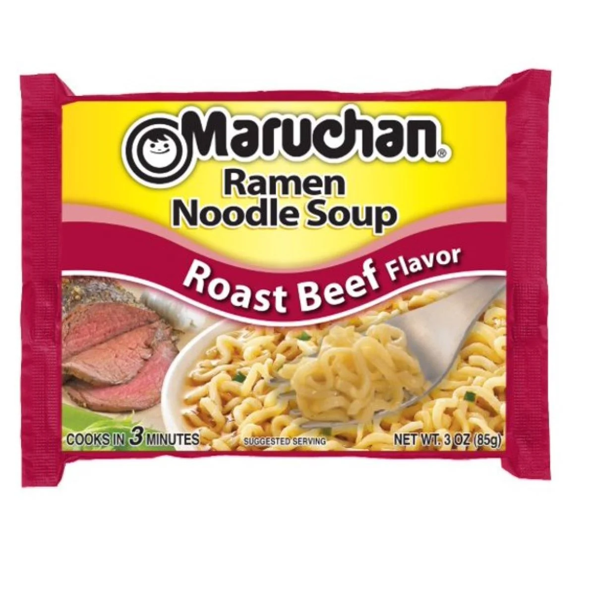 Maruchan, Ramen Chili and Roast Beef Noodles Variety Pack Soup, 3 Oz, 48 Ct by LRB