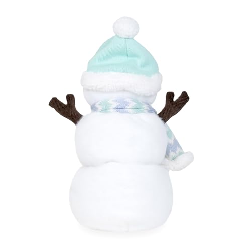 Cuddle Barn - Snowfrost The Snowman | Animated Dancing Light-up Christmas Snowman Plush Toy Activated by Carrot Nose Sings Winter Wonderland, 12 inches