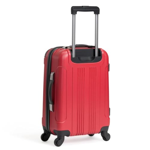 Kenneth Cole REACTION Out of Bounds Lightweight Hardshell 4-Wheel Spinner Luggage, Cobalt Blue, 20-Inch Carry On