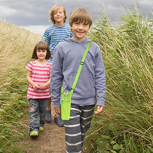 Sling Bag with Water Bottle Holder 25/32/40 Oz Premium Water Bottle Carrier with Strap and Phone Pocket Water Bottle Pouch Water Bottle Accessories for Hiking Camping Walking Cycling Travelling