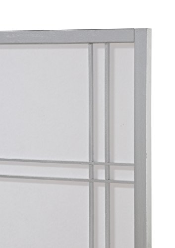 Roundhill Furniture Seto 4-Panel 4 Golden Room Divider Screen, Gold