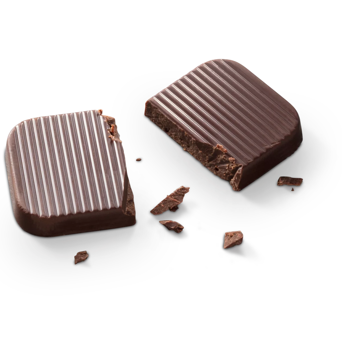 Bouchard Belgian Dark Chocolate with Caramel & Sea Salt | Individually Wrapped Napolitains | 16 OZ Bag