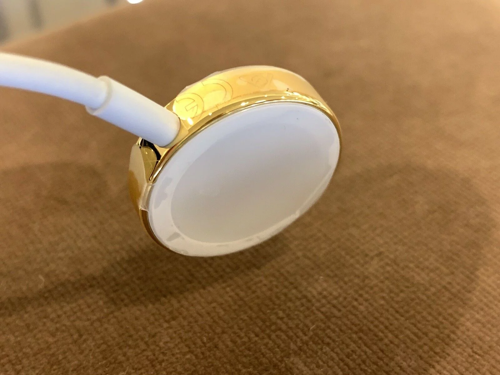 Custom 24K Gold Plated 44mm iWatch Series 5 Stainless Steel with Gold Plated Link Band GPS LTE Always On Screen eCompass