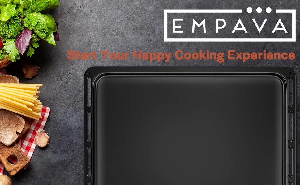 Black Oven Broiling Pan fits Empava 24 