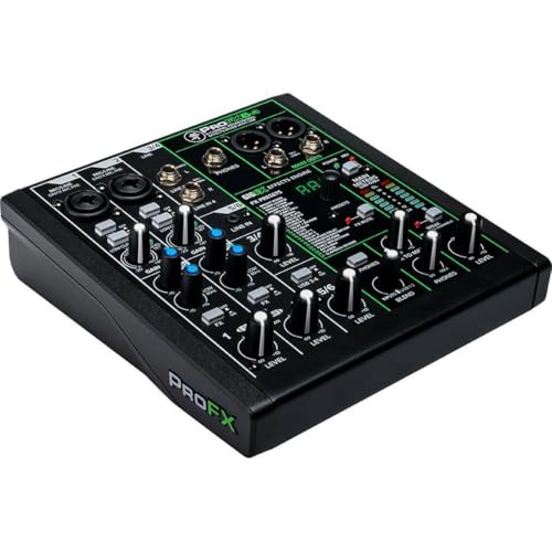 Mackie ProFX10 Go Battery-powered 10-channel Mixer with USB and Enhanced Effects