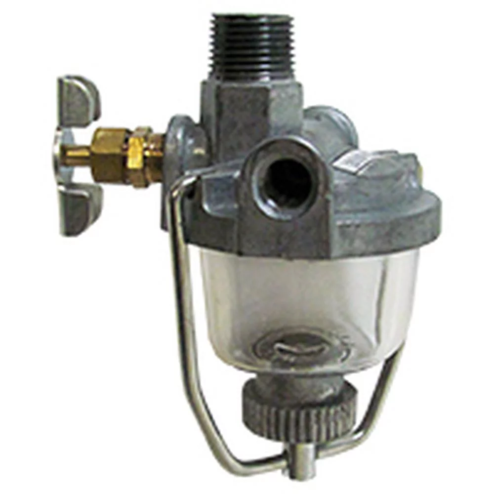 RAParts A31102 Sediment Bowl Assembly (2 outlets) Fits Case D DC DC-3 DC-4 DCS DH DI DO DV L LA LAI LI R RC S SC SC-3 SC-4 SI SO