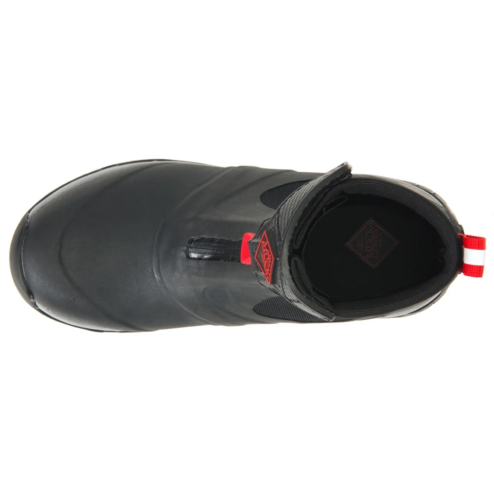 Muck Men's Apex Mid Zip, Black/Gray/Red