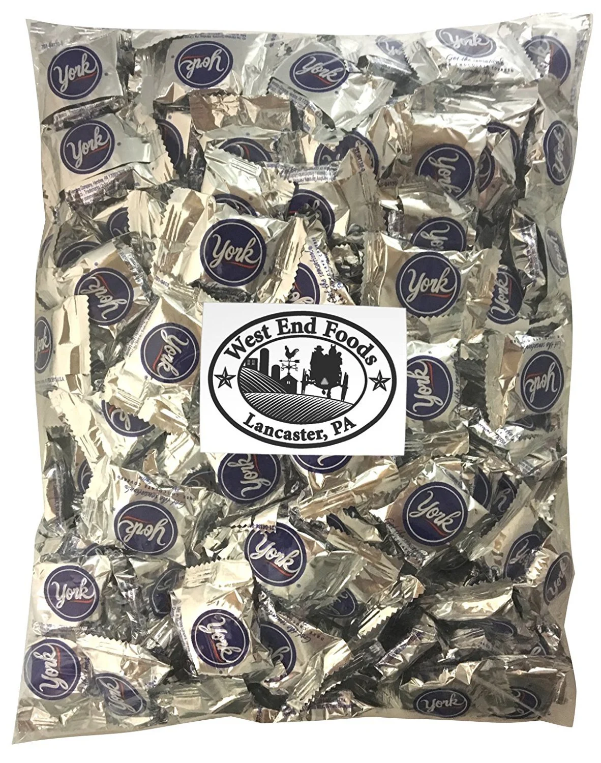 Bundle Of York Peppermint Dark Chocolate Patty Bulk Candy (5Lb)
