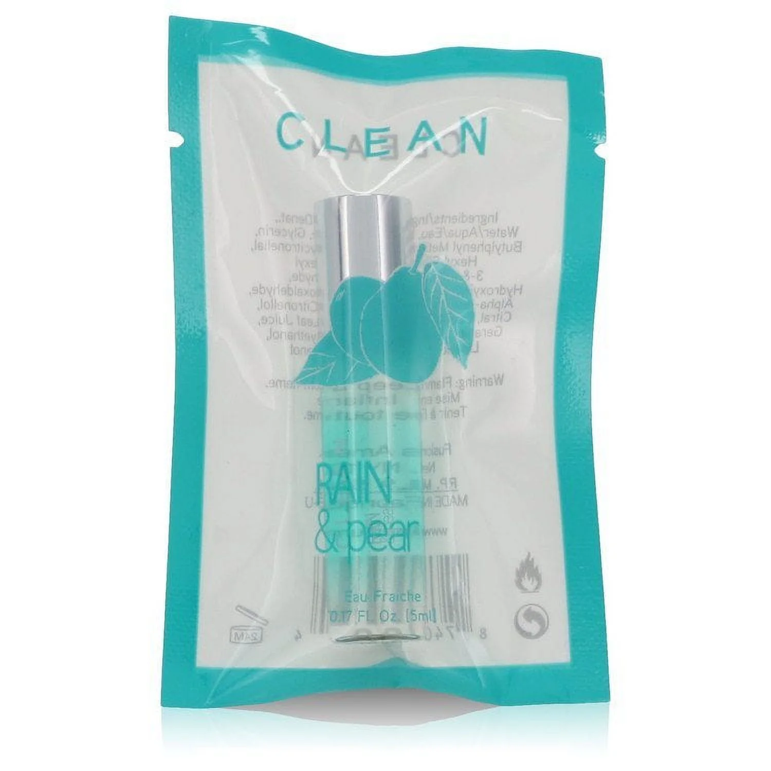 Clean Mini Eau Fraiche - Clean Rain & Pear Scent for Women - Refreshing Gourmand Blend