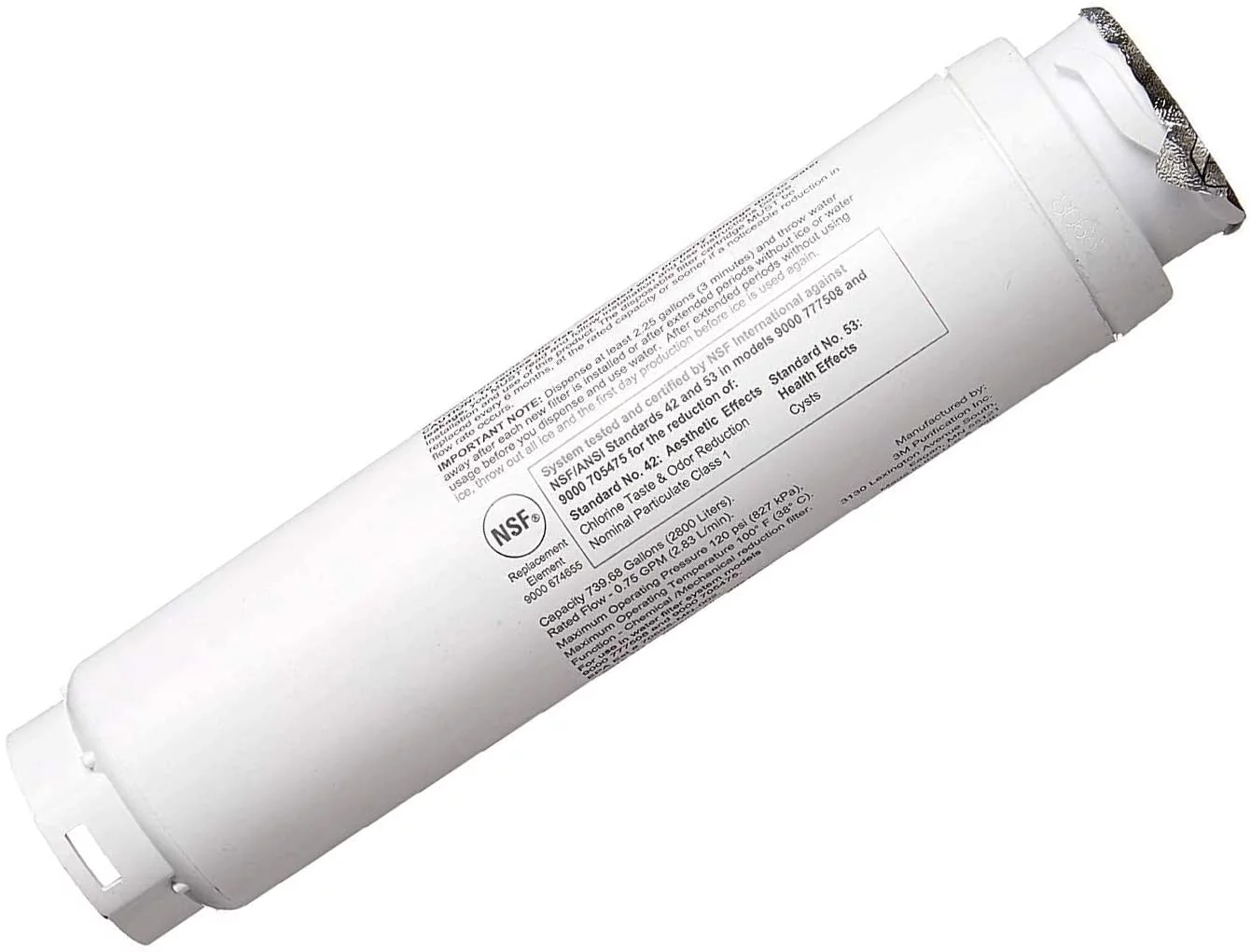 Bosch 9000705475/777508 Ultra Clarity Refrigerator Water Filter Cartridge(2 Pack)