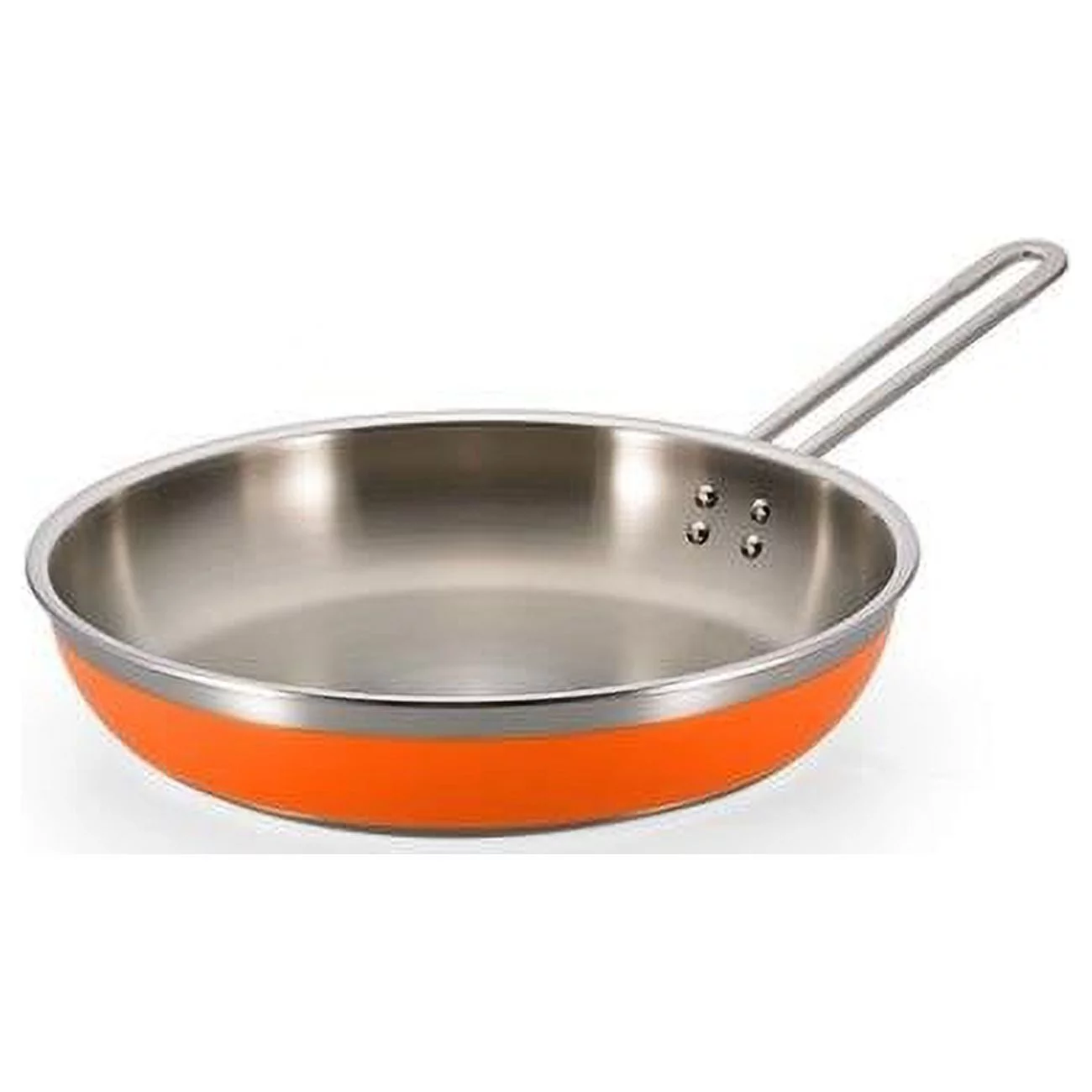 11.75 x 2.37 in.Classic Country French Collection Saute 3 quart Pan & Skillet Long Handle No Cover, Orange - 4 oz