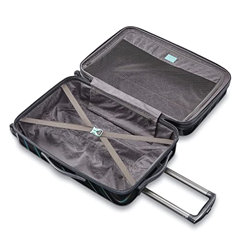 American Tourister Moonlight Hardside Expandable Luggage with Spinner Wheels, Blue Terazzo, 2-Piece Set (20/28)