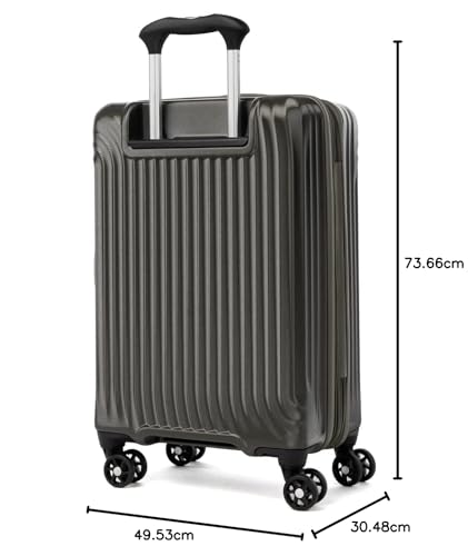 Travelpro Maxlite Air Hardside Expandable Carry on Luggage, 8 Spinner Wheels, Lightweight Hard Shell Polycarbonate Suitcase, Shadow Grey, Carry On 21-Inch