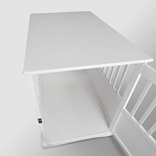 Casual Home Wooden Medium Pet Crate, End Table, Espresso