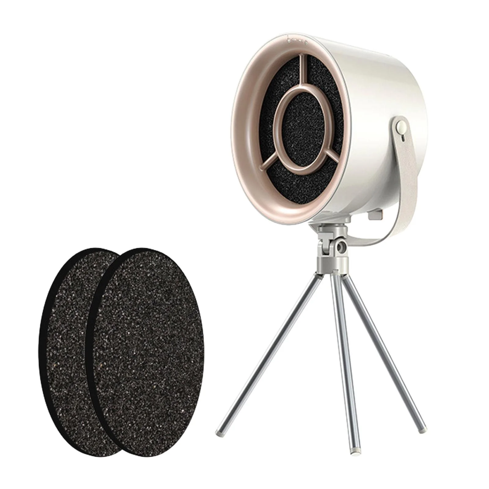 Tongina Mini Desktop Range Hood Exhaust Fan Portable Lightweight with Filter USB Charging Low Noise for Apartment Kitchen BBQ Cooking Set B