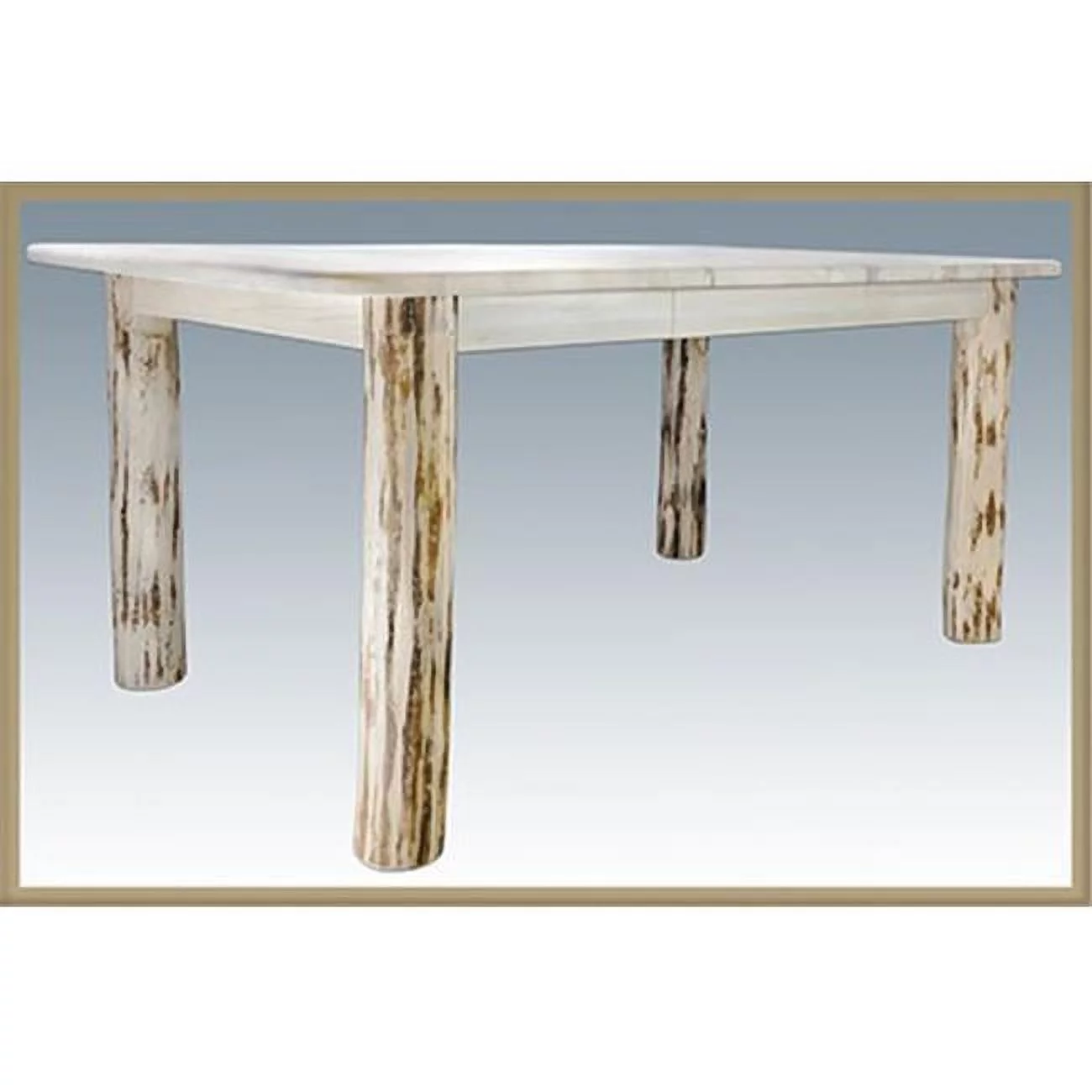 Dining Table, 4 Post-with Two 18'' Leaves-Montana Collection-Ready to Finish