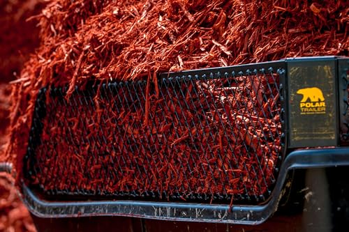 Polar TA1500 Tandem Axle Utility Trailer – 22 Cu. Ft. ATV/UTV Hauling Trailer with 1500 lb. Capacity – Rugged Rubber Wide Track Tires – Model 8262