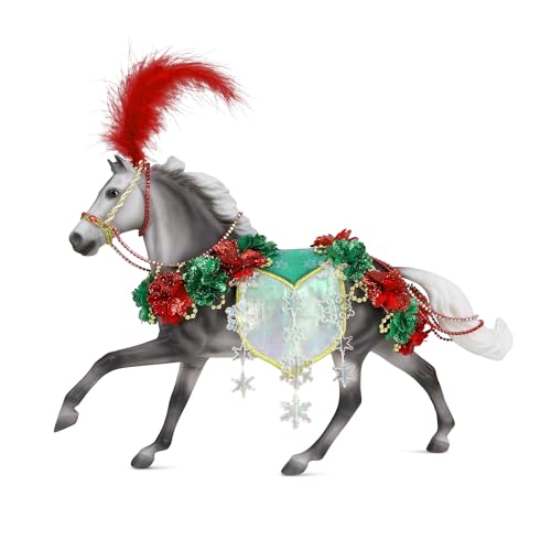 Breyer Horses 2025 Holiday Collection – Christmas in Bloom | Limited Edition Holiday Horse | Traditional 1:9 Scale Collectible Model Horse, for Collectors