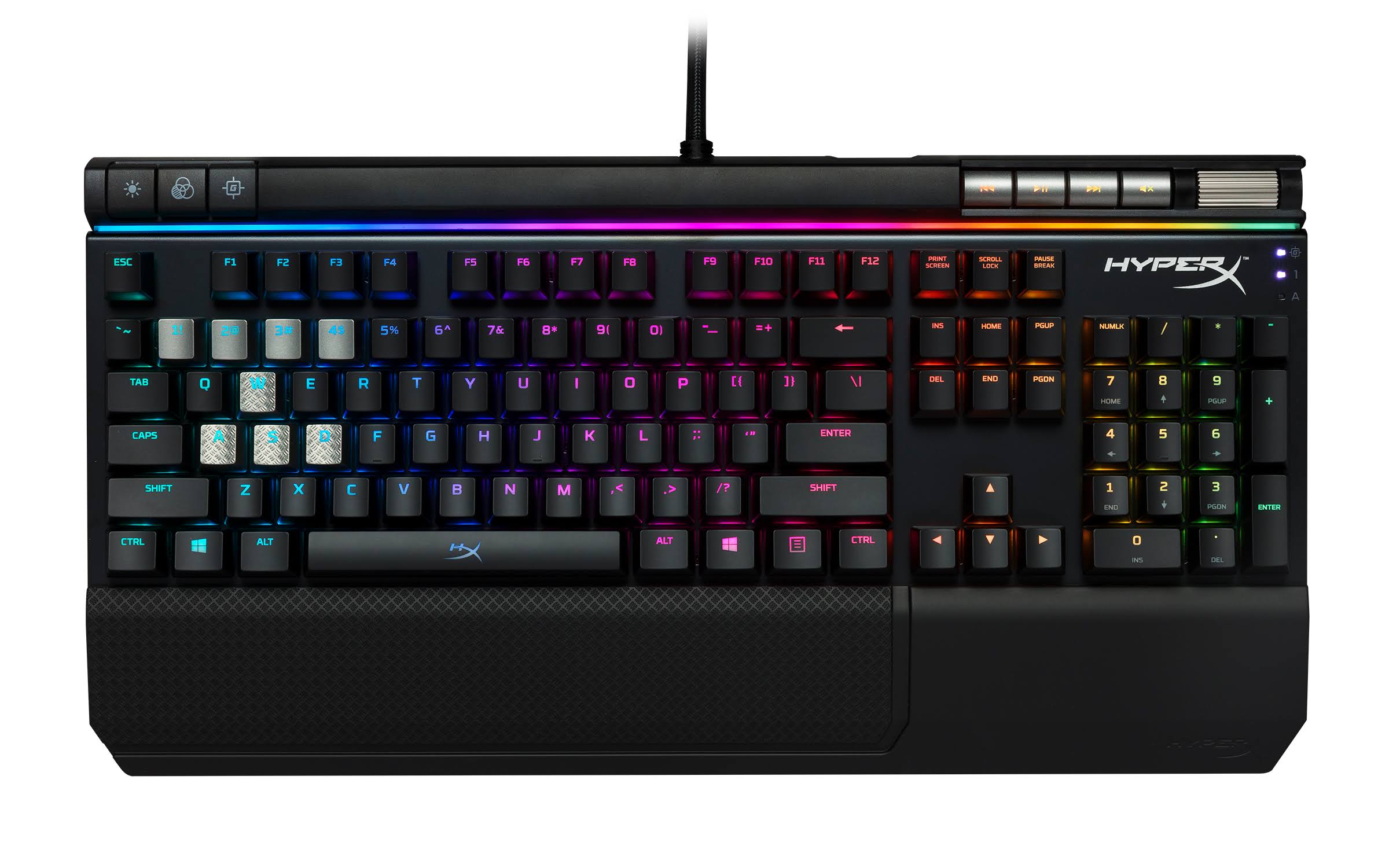 HyperX Alloy Elite RGB Mechanical Gaming Keyboard, Cherry MX Blue