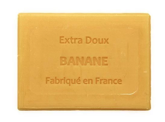 Du Monde a La Provence Miel Honey/Banane Banana Soap Made in France 100g - Combi-Pack