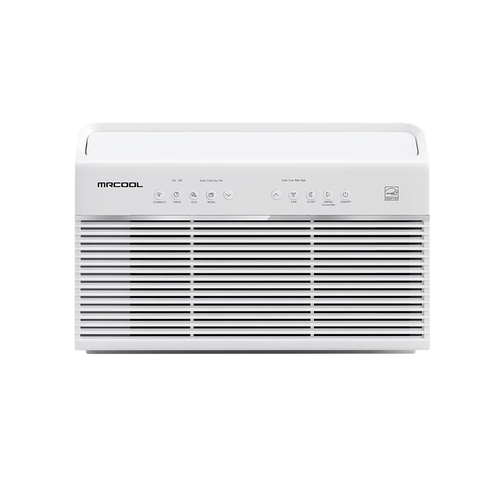 MRCOOL 10000 BTU 115-Volt Smart Window Air Conditioner with Remote, Cools 450 sq ft, U Shaped for better efficiency and sound reduction