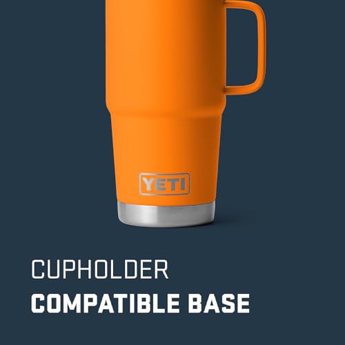 YETI Rambler 20 oz Travel Mug, Stainless Steel, Vacuum Insulated with Stronghold Lid