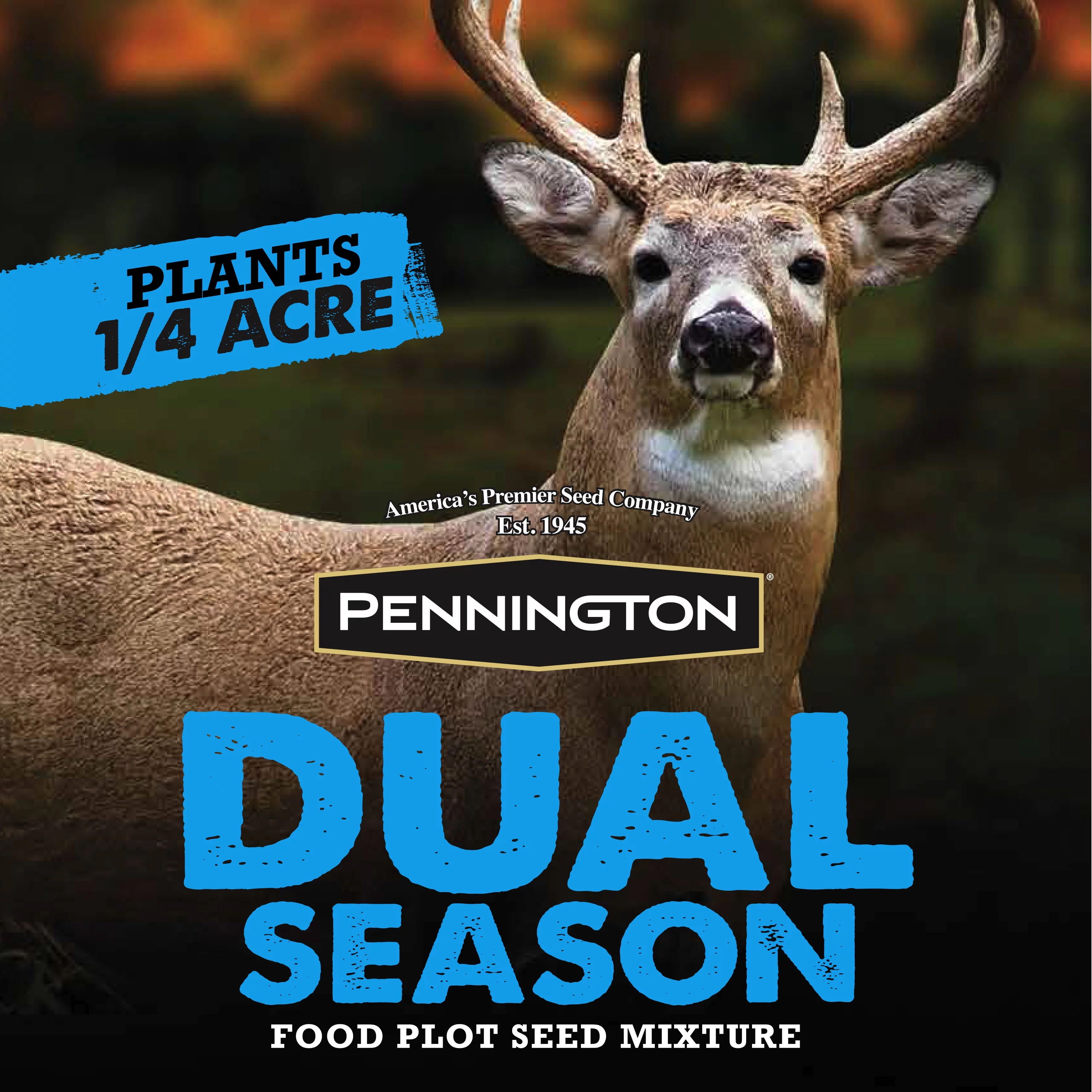 Pennington Food Plot Seed for Wildlife, Dual Season Mix, 10 lb.