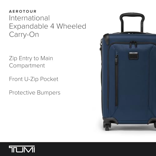 TUMI - Aerotour 4 Wheel Expandable Luggage - Men's and Women's Business and Leisure Travel Suitcase - 21.75
