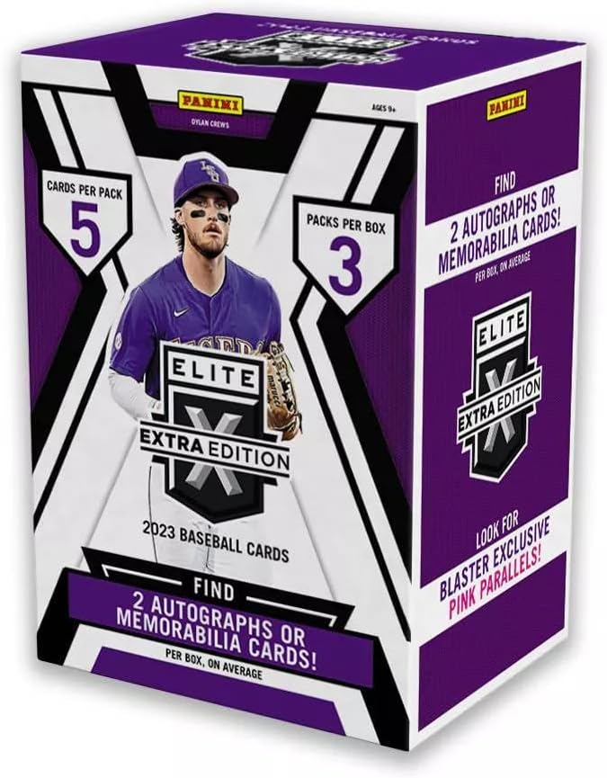 2023 Panini Elite Extra Edition Baseball Blaster Box