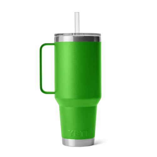 YETI Rambler 35 oz Tumbler with Handle and Straw Lid, Travel Mug Water Tumbler, Vacuum Insulated Cup with Handle, Stainless Steel