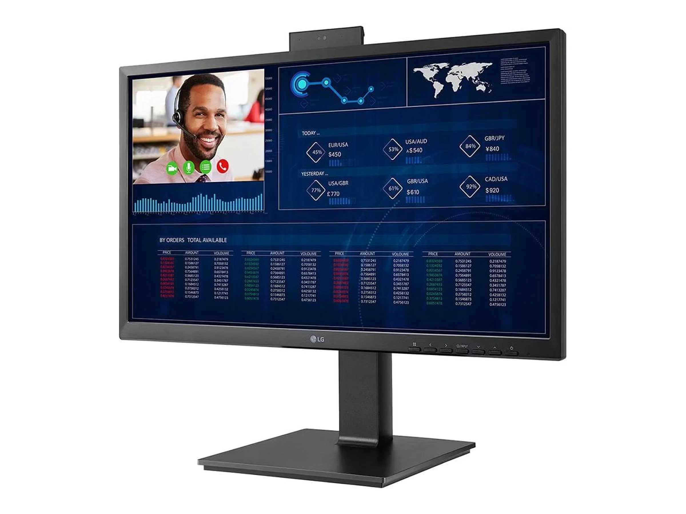 LG 24CQ651W-BP - Thin client - all-in-one - 1 x Pentium Silver N6005 / 2 GHz - RAM 8 GB - SSD 256 GB - UHD Graphics - Gigabit Ethernet WLAN: - 802.11a/b/g/n/ac/ax, Bluetooth 5.1 - Win 10 IoT Enterprise - monitor: LED 23.8
