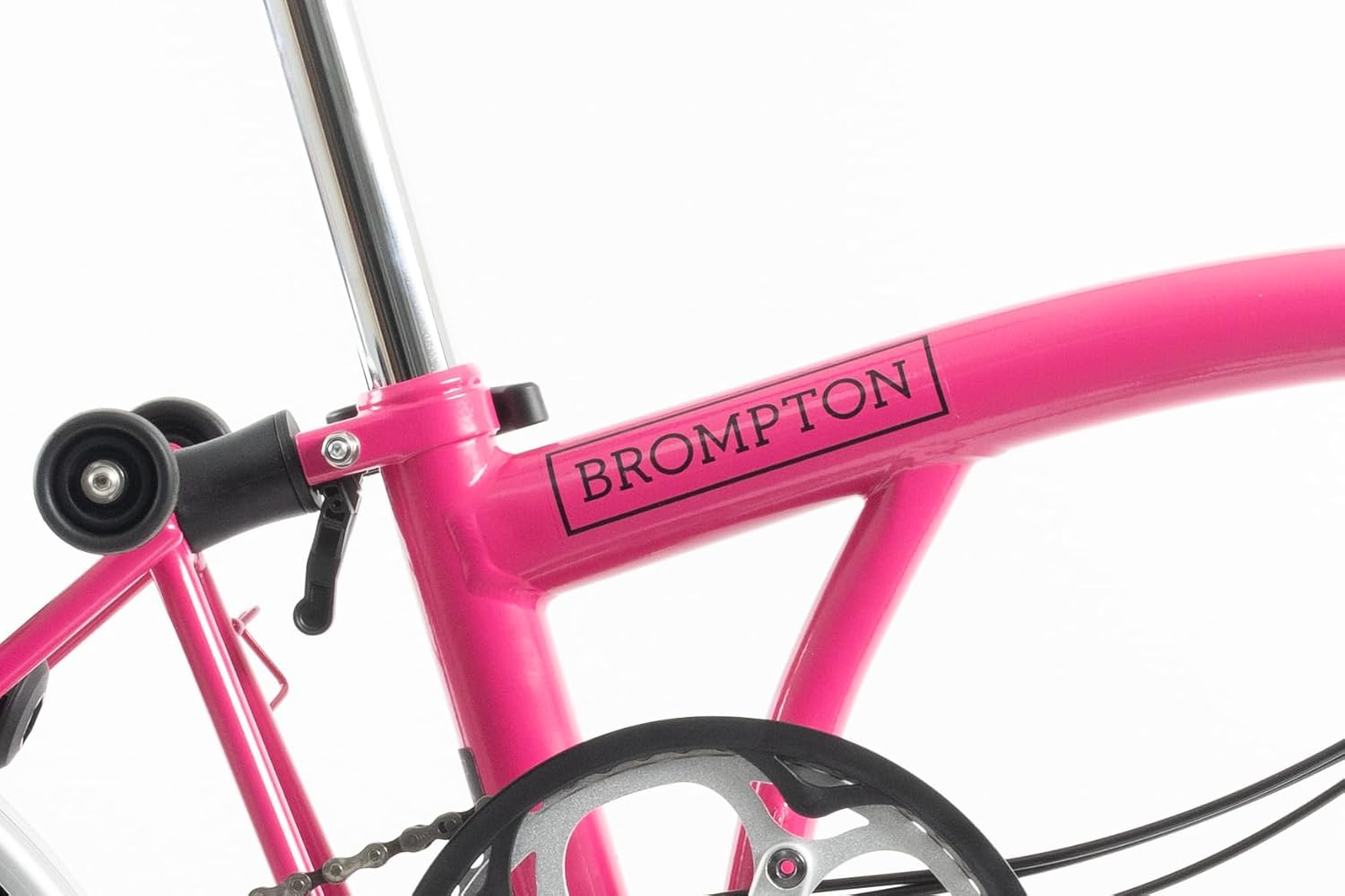 Brompton C Line 6 Speed Folding Bike - Hot Pink