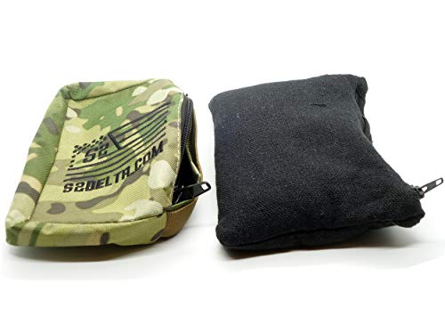 Tactical Rear Squeeze Bag, Shooting Rest, Rifle Rest, Long Range Shooting Rest, PRS Precision, Medium Barricade Bag, S2Delta