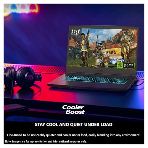 MSI Thin A15 Gaming AI Laptop, AMD Ryzen 9 8945HS, 64 GB DDR5 RAM, 2 TB PCIe SSD, 15.6