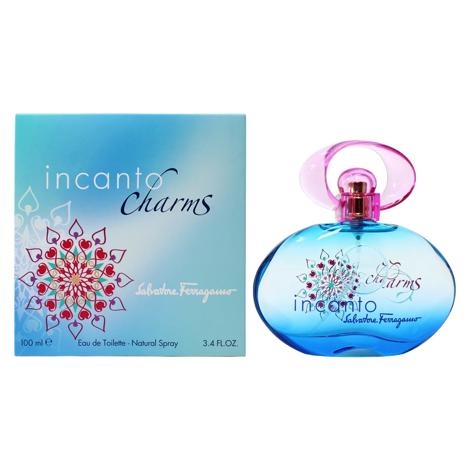 S. FERRAGAMO, Incanto Charms By Salvatore Ferragamo For Women. Eau De Toilette Spray 3.4 OZ