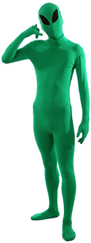 VSVO Full Body Greenman Suit - Lime Green (Alien, Medium)