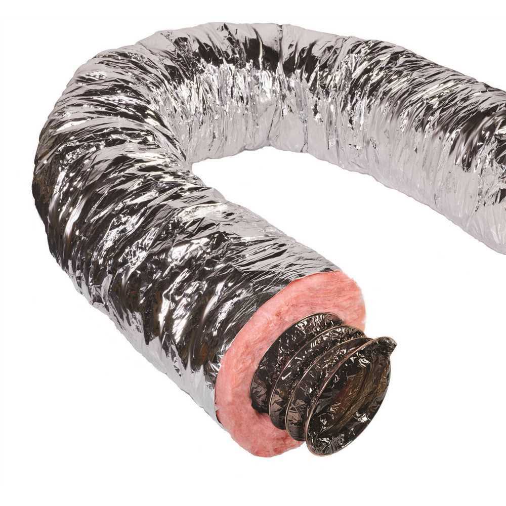 Master Flow 5 in. x 25 ft. Insulated Flexible Duct R8