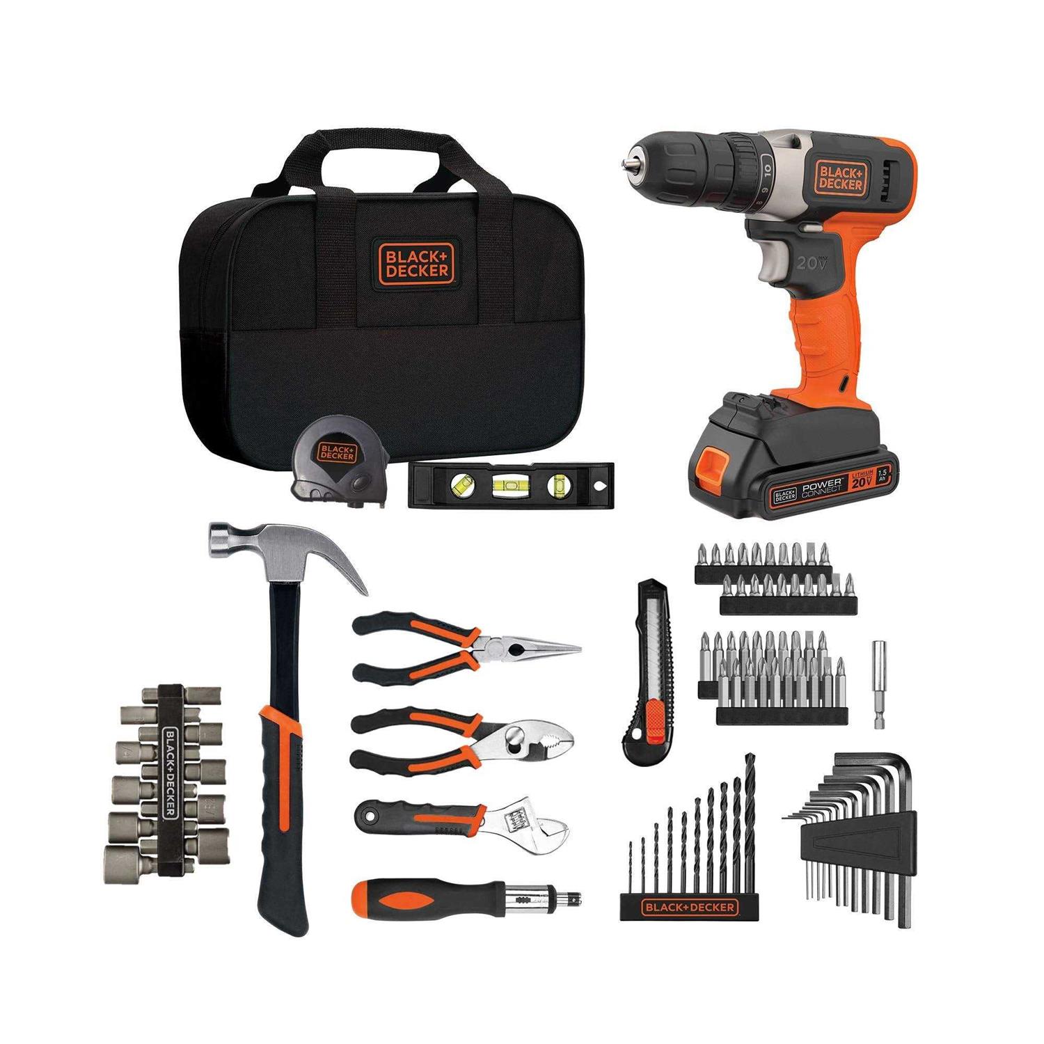 beyond by BLACK+DECKER Home Tool Kit with 20V MAX Drill/Driver - Shop Hardware Tools Online Store