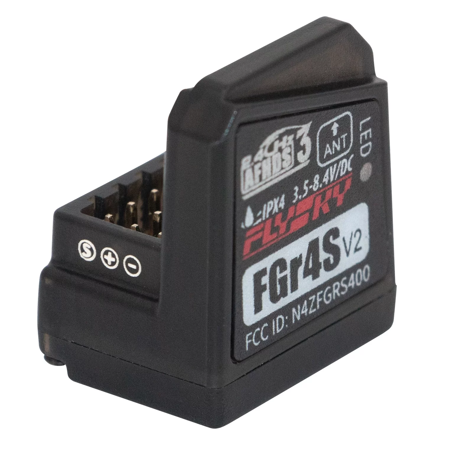 Moobody FGR4S V2 Receiver AFHDS 3 Built-in Single-Antenna Bidirectional PWM /PPM / IBUS Output Receiver for NB4 PL18 RC