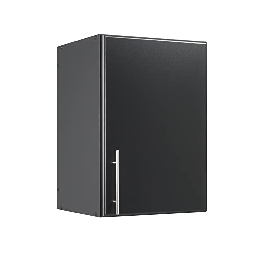 Prepac Elite 16 inch Stackable Wall Cabinet, Black