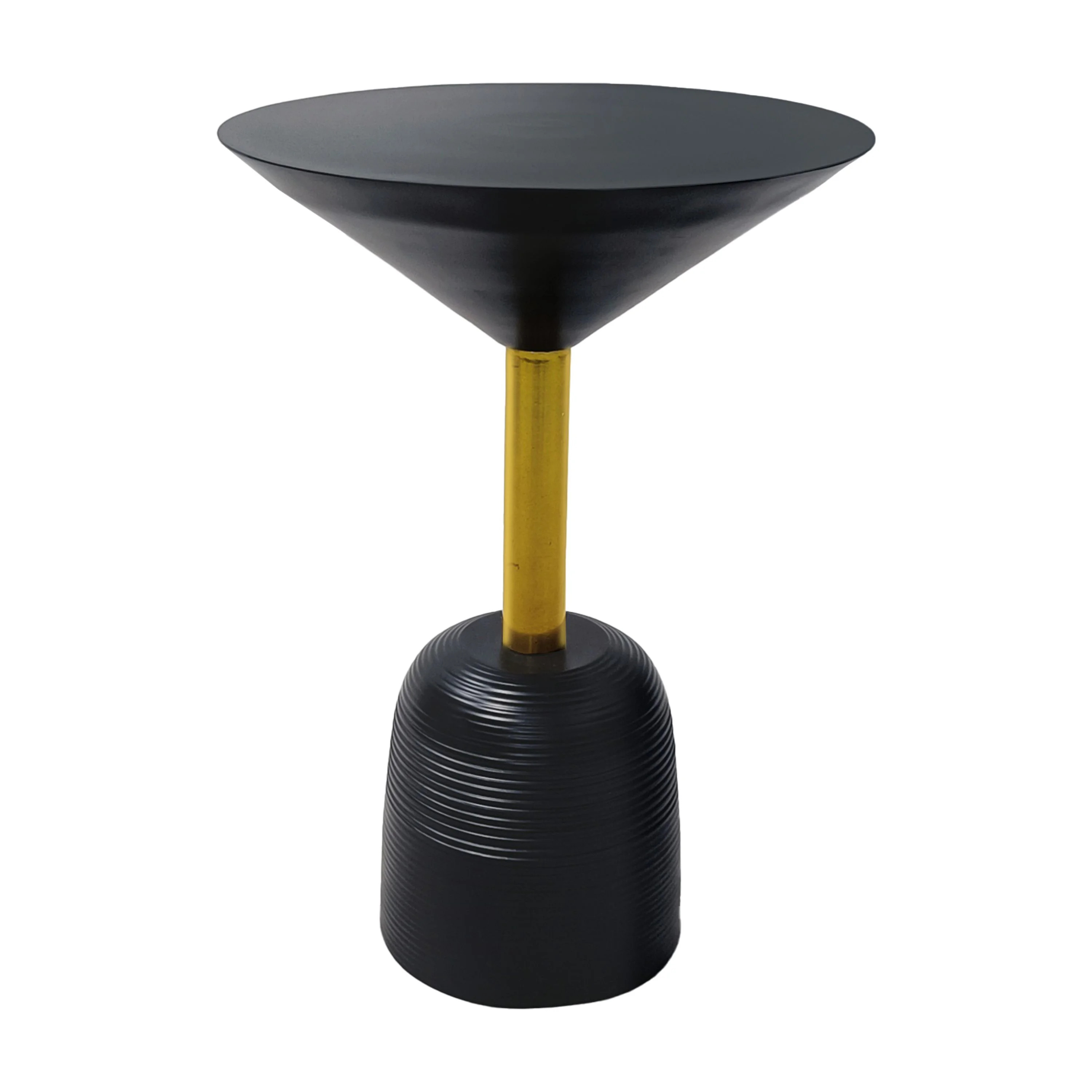 Elegant Round Cocktail Side End Table - Black - Upgrade Your Decor