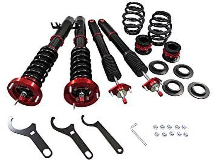 84-91 BMW E30 325i CoilOver Suspension Kit 32 Damper Camber Plate
