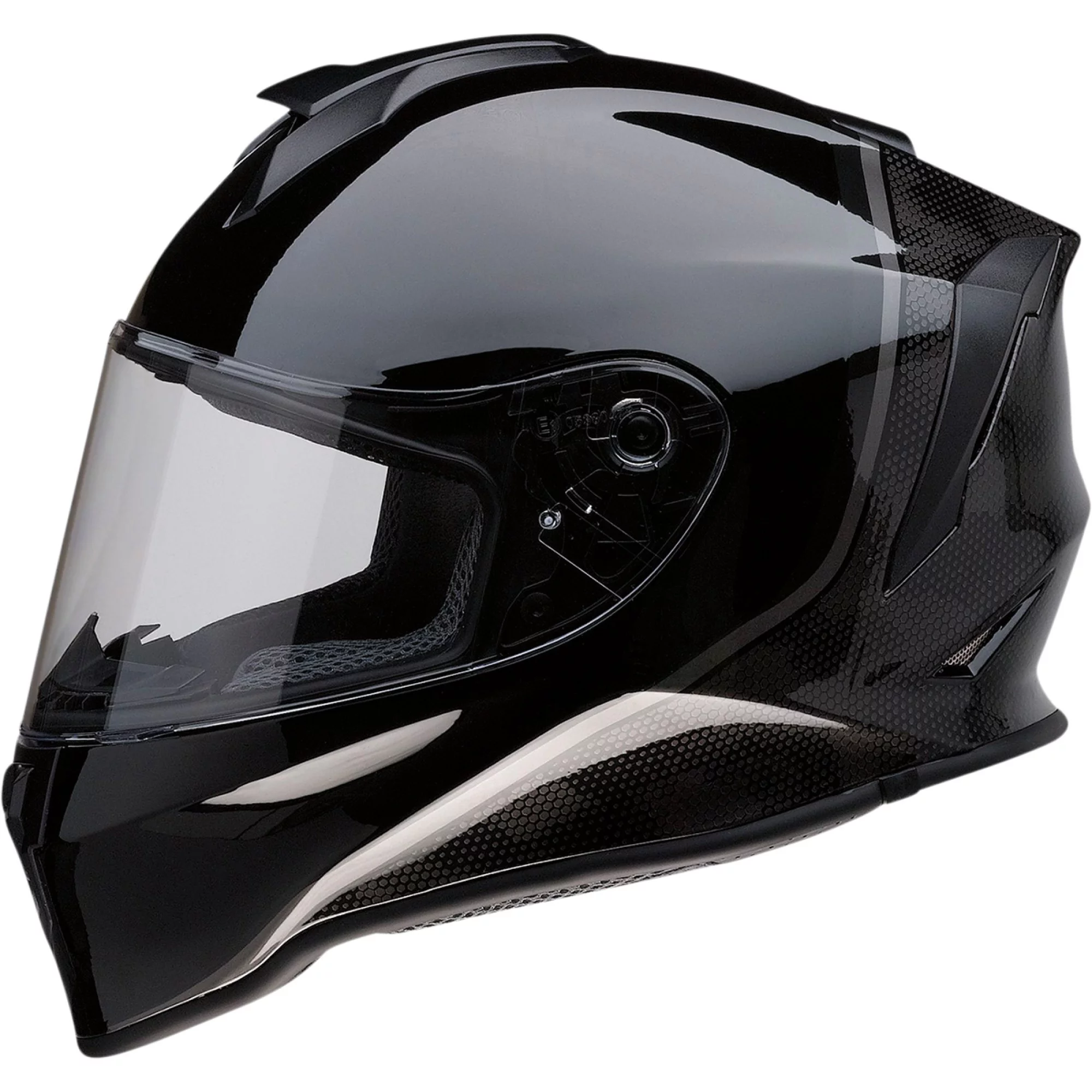 Z1R Warrant Kuda Youth Motorcycle Helmet Black MD