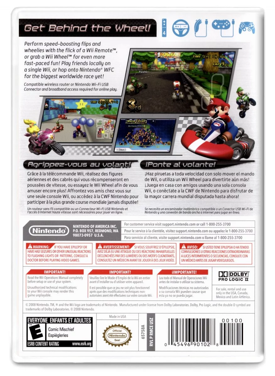 Restored Mario Kart Nintendo Wii (Refurbished)