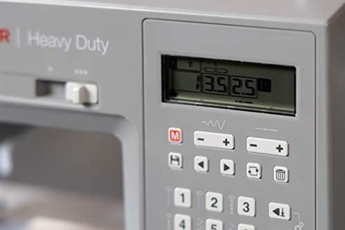 SINGER | HD6700C Electronic Heavy Duty Sewing Machine with 411 Stitch Applications - Sewing Made Easy