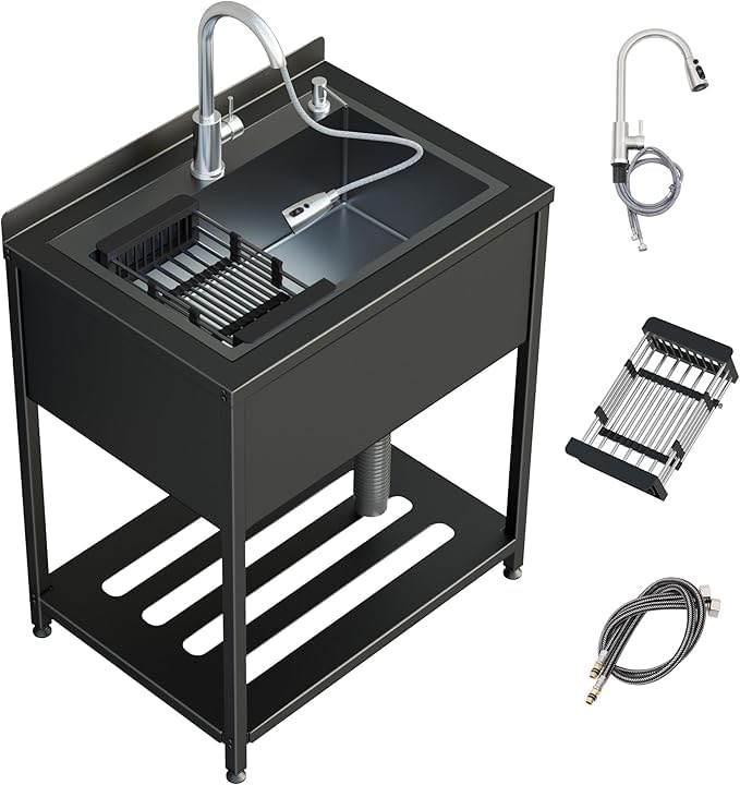 Stainless Steel Utility Sink, 36.6