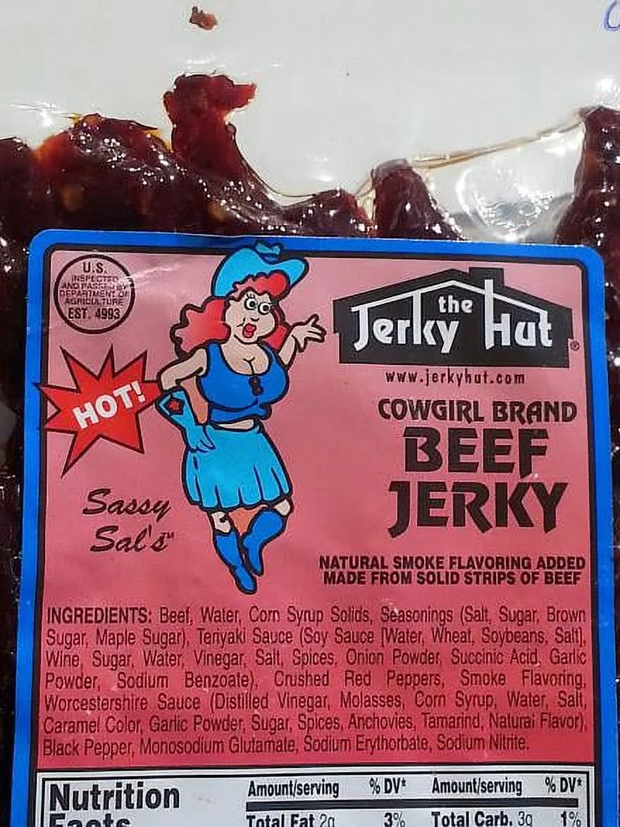 Jerky Hut | Smoked/Hot - (Cowgirl) - (8 oz)