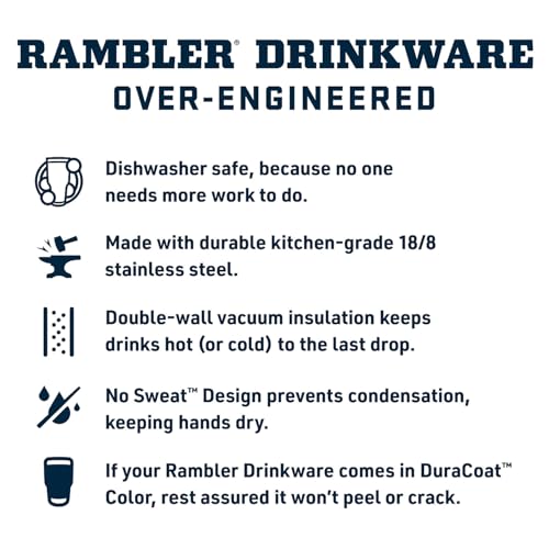 YETI Rambler 16 oz Stackable Tumbler, Vacuum Insulated, Stainless Steel with MagSlider Lid
