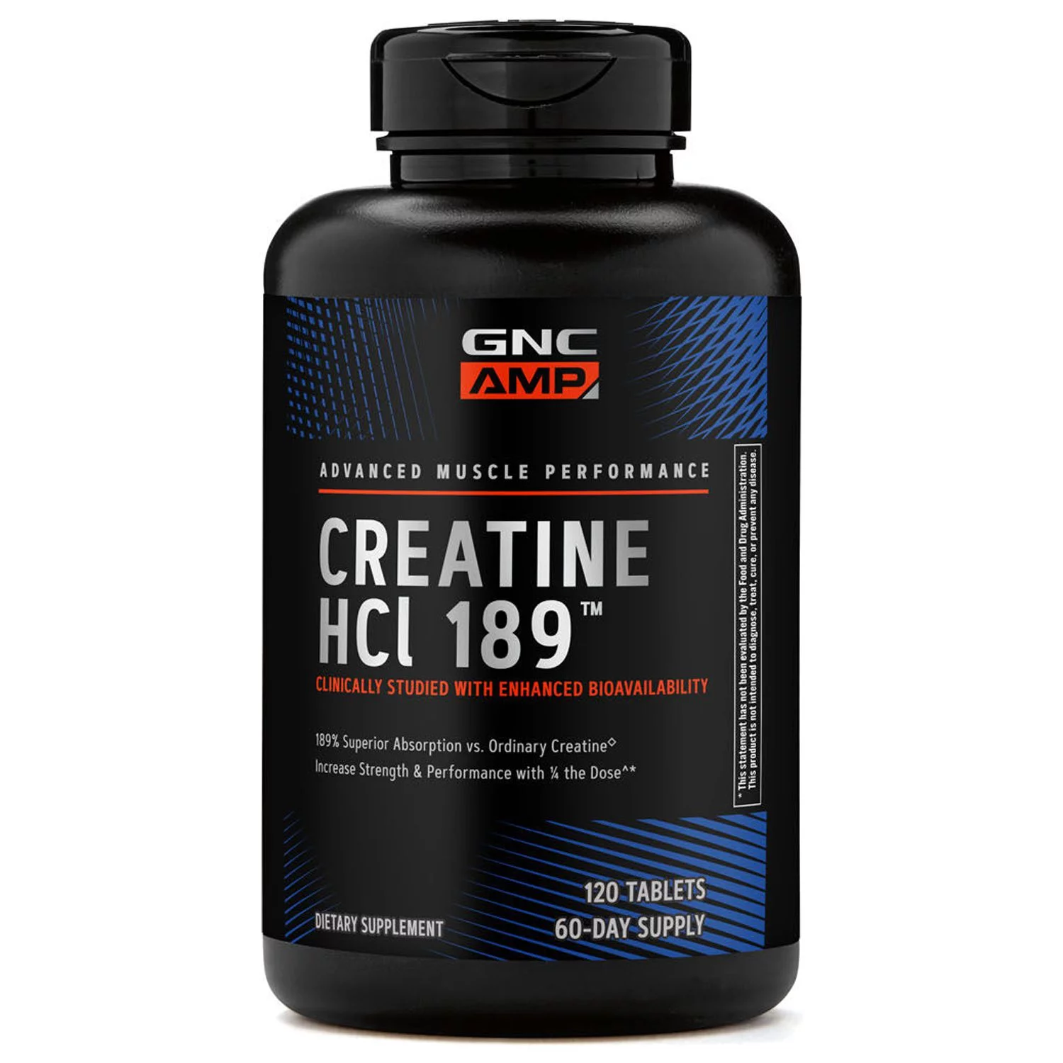 GNC AMP HCl 189, 120 Tablets